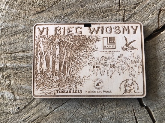 Medal na VI Bieg Wiosny