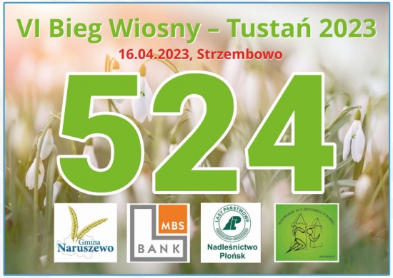 Numer startowy_Naruszewo_VI Bieg Wiosny
