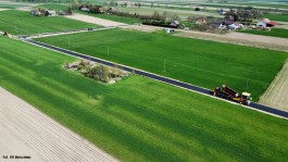 Przebudowa drogi w Postróżu_20_04_2023_dron (5)