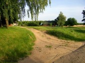 Parking w Krysku przy kościele_przed budową