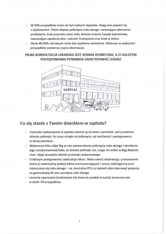 Postępowanie w sytuacji połknięcia przez dziecko ciała obcego-7